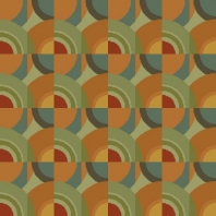 Ковер Durkan Print Realm Collection D7386 желтый