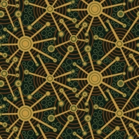 Ковер Durkan Print Realm Collection D7533 желтый — купить в Москве в интернет-магазине Snabimport