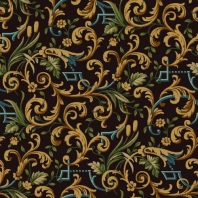 Ковер Durkan Print Tudor Manor D9436 чёрный — купить в Москве в интернет-магазине Snabimport