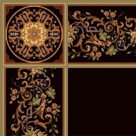 Ковер Durkan Print Tudor Manor D9461 коричневый — купить в Москве в интернет-магазине Snabimport