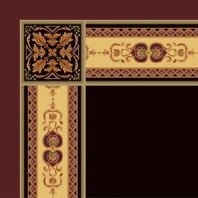 Ковер Durkan Print Tudor Manor D9462 коричневый — купить в Москве в интернет-магазине Snabimport