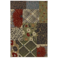 Ковер Durkan Rugs Symphony Emporia Patchwork Saddle зеленый