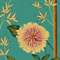Ковер Durkan Print Beautiful ES35929 голубой — купить в Москве в интернет-магазине Snabimport