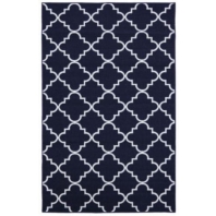Ковер Durkan Rugs Loop Print Base Fancy Trellis Navy чёрный