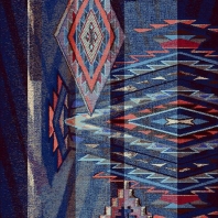 Ковер Durkan Print Canyon Road GA31738 синий — купить в Москве в интернет-магазине Snabimport