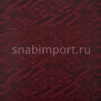 Тканые ПВХ покрытие Bolon by You Geometric-black-raspberry (рулонные покрытия) Красный — купить в Москве в интернет-магазине Snabimport