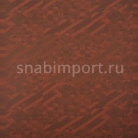 Тканые ПВХ покрытие Bolon by You Geometric-brown-peach (рулонные покрытия) оранжевый — купить в Москве в интернет-магазине Snabimport