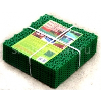 Универсальное пластиковое покрытие (зеленый) 330 мм*330 мм*9 мм зеленый