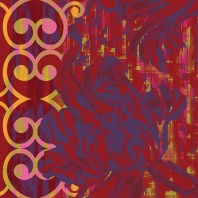 Ковер Durkan Print Vamp Vol 4 NH25085 Фиолетовый — купить в Москве в интернет-магазине Snabimport