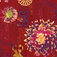 Ковер Durkan Print Vamp Vol 4 NH25097R Красный
