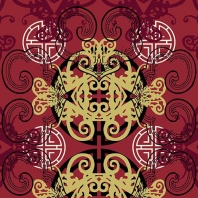 Ковер Durkan Print Endow 2011 Vol 4 NH25112 Красный — купить в Москве в интернет-магазине Snabimport