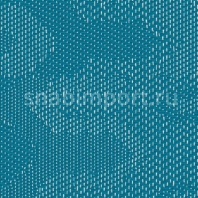 Тканые ПВХ покрытие Bolon Missoni Optical Turquoise (рулонные покрытия) голубой — купить в Москве в интернет-магазине Snabimport