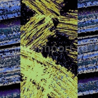 Ковер Durkan Print Acid Hip P12GAPR синий