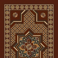 Ковер Durkan Print Sultana S10147 коричневый