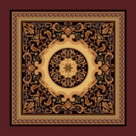 Ковер Durkan Print Tudor Manor S10281 коричневый — купить в Москве в интернет-магазине Snabimport