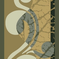Ковер Durkan Print Etched S21723 коричневый — купить в Москве в интернет-магазине Snabimport