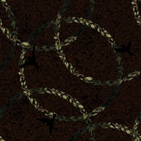 Ковер Durkan Print Elysian Grove S21784 коричневый — купить в Москве в интернет-магазине Snabimport