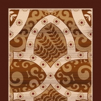 Ковер Durkan Print Bella S21879 коричневый — купить в Москве в интернет-магазине Snabimport