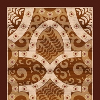 Ковер Durkan Print Bella S21880 коричневый — купить в Москве в интернет-магазине Snabimport
