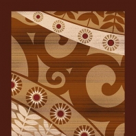 Ковер Durkan Print Bella S21883 коричневый — купить в Москве в интернет-магазине Snabimport