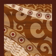 Ковер Durkan Print Bella S21884 коричневый — купить в Москве в интернет-магазине Snabimport