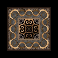 Ковер Durkan Print Trace of Lace S21944 чёрный — купить в Москве в интернет-магазине Snabimport