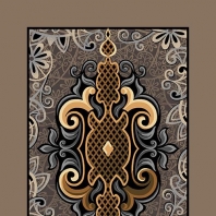 Ковер Durkan Print Trace of Lace S21948 коричневый