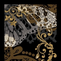 Ковер Durkan Print Lucia Vol 1 S23144 чёрный