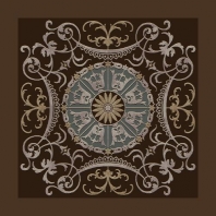 Ковер Durkan Print Decadence Vol 3 S24210 коричневый — купить в Москве в интернет-магазине Snabimport