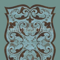Ковер Durkan Print Aprisi Vol 3 S24508 голубой — купить в Москве в интернет-магазине Snabimport