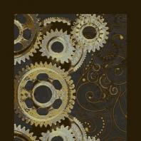 Ковер Durkan Print Steampunk Vol 4 S25156 коричневый — купить в Москве в интернет-магазине Snabimport