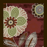 Ковер Durkan Print Bliss Vol 5 S26053 коричневый — купить в Москве в интернет-магазине Snabimport