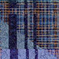 Ковер Durkan Print The Textured Life S26683 синий
