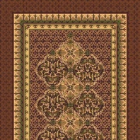 Ковер Durkan Print Gothic Revival S6091 коричневый
