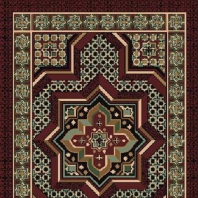 Ковер Durkan Print Sultana S6112 коричневый — купить в Москве в интернет-магазине Snabimport