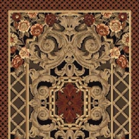 Ковер Durkan Print Tresor S6218 коричневый — купить в Москве в интернет-магазине Snabimport