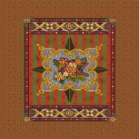 Ковер Durkan Print Fandango S6223 коричневый — купить в Москве в интернет-магазине Snabimport