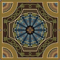 Ковер Durkan Print Touchstone S6234 коричневый — купить в Москве в интернет-магазине Snabimport