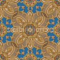 Ковер Durkan Print Arabesque S6324 желтый — купить в Москве в интернет-магазине Snabimport