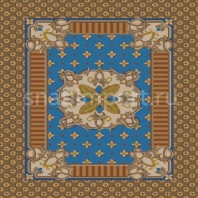 Ковер Durkan Print Arabesque S6328 коричневый
