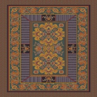 Ковер Durkan Print Monaco S6464 коричневый