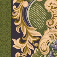 Ковер Durkan Print Belvedere S6478 зеленый