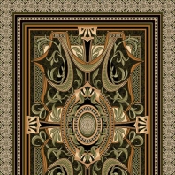 Ковер Durkan Print Guinevere Collection S6524-MW59 коричневый
