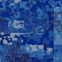 Ковровое покрытие Halbmond Tiles &amp; More 4 TM4-041-03 синий — купить в Москве в интернет-магазине Snabimport