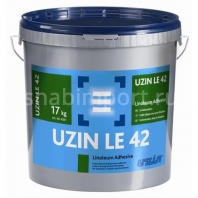 Дисперсионный клей для натурального линолеума Uzin LE 42 белый