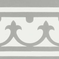 Дизайн-плитка Invictus Maximus Tile Victorian Bord Smoke Серо-белый — купить в Москве в интернет-магазине Snabimport