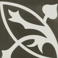 Дизайн-плитка Invictus Maximus Tile Victorian Deco Charcoal Серо-белый — купить в Москве в интернет-магазине Snabimport