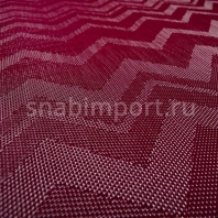 Тканые ПВХ покрытие Bolon Missoni Zigzag Aubergine (рулонные покрытия) Красный — купить в Москве в интернет-магазине Snabimport