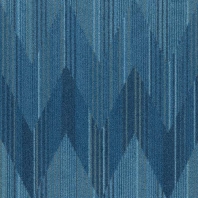 Ковровая плитка Milliken Europe FIXATION Zigzag ZZG19-157 синий — купить в Москве в интернет-магазине Snabimport